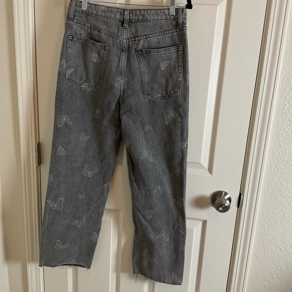 Simple Society Jeans with Butterfly Print size 9/29 - Picture 6 of 7